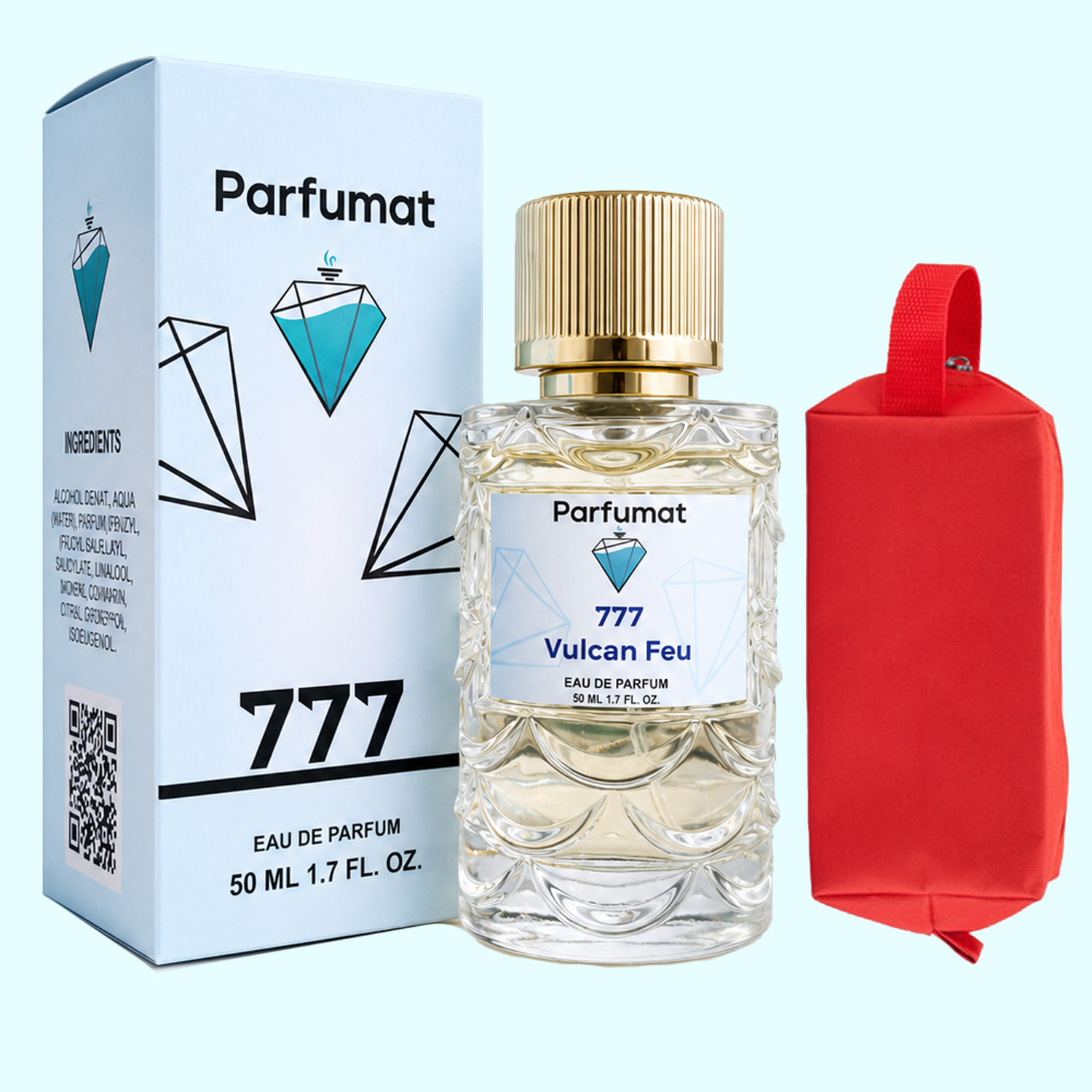 Parfumat 777 Vulcan Feu, apă de parfum unisex, 50 ml