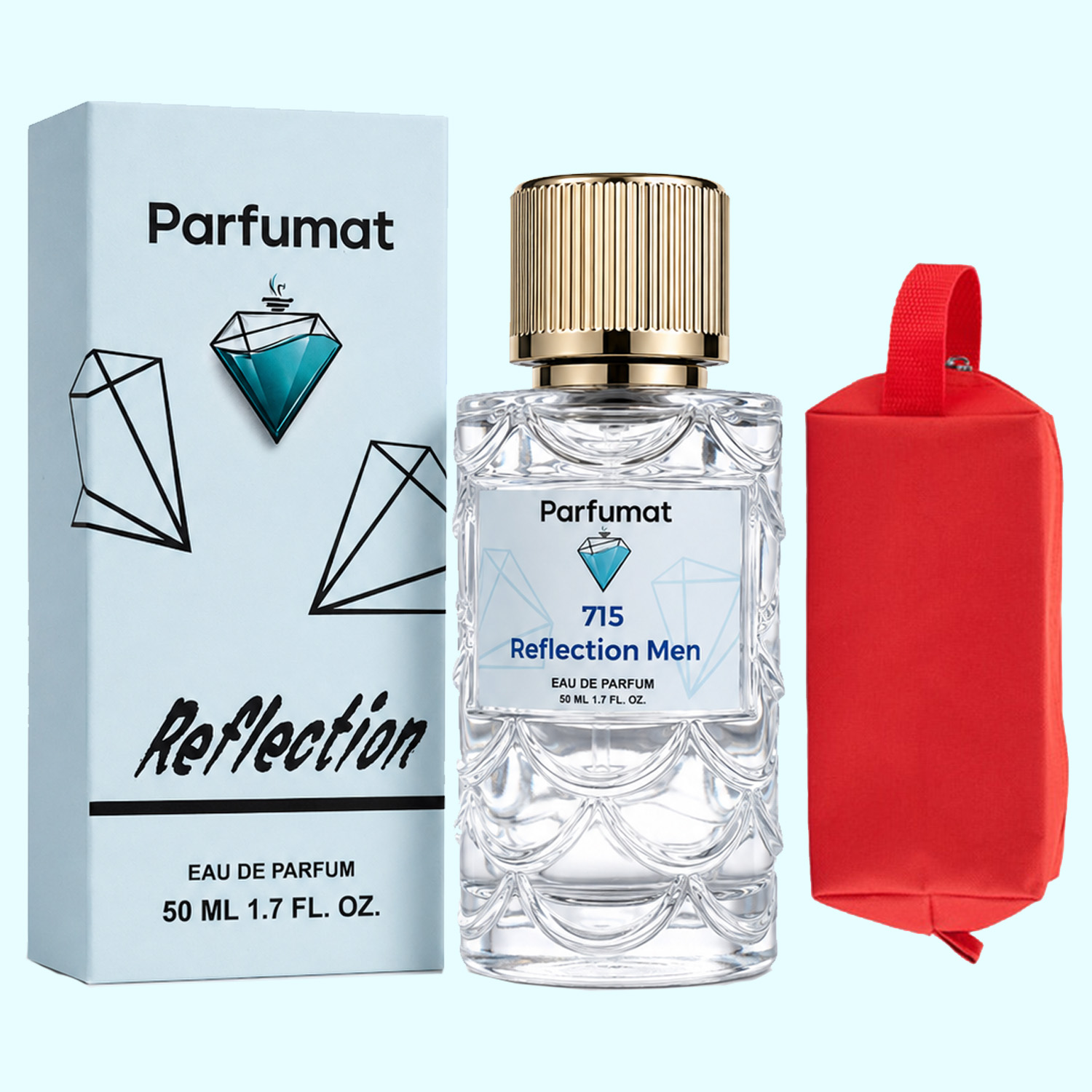 Parfumat Reflection Men nr. 715, apă de parfum pentru bărbați, tester, 50 ml
