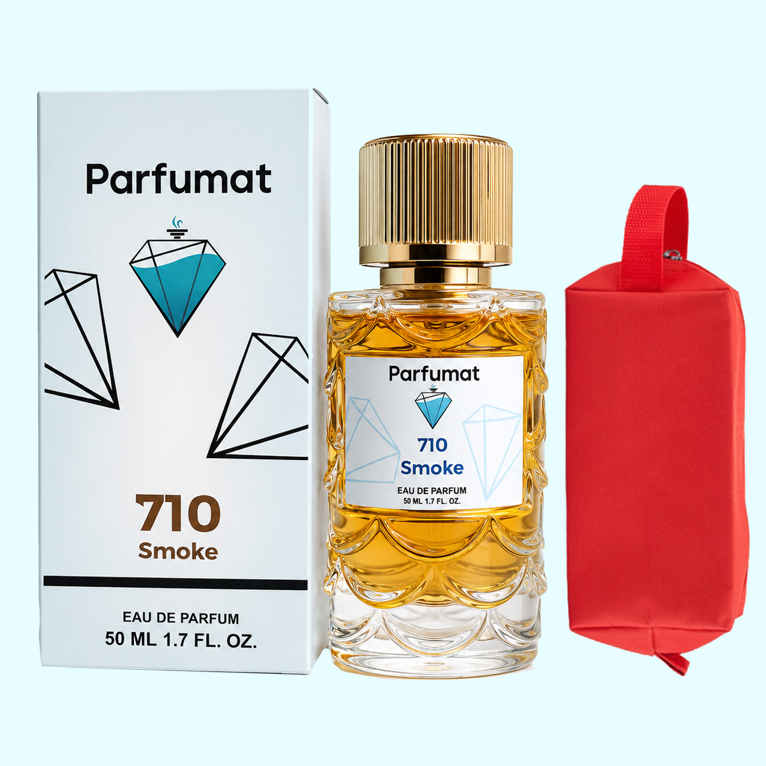 Parfumat 710 Smoke, apă de parfum unisex, 50 ml