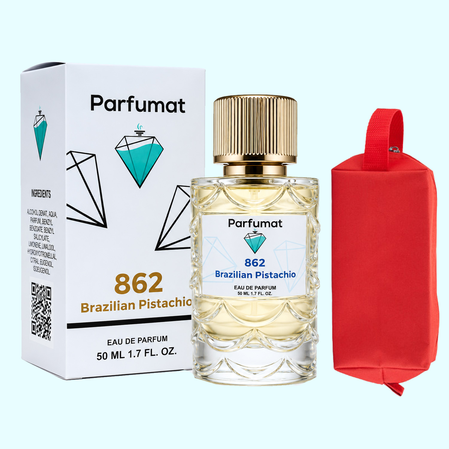 Parfumat 862 Brazilian Pistachio, apă de parfum unisex, tester, 50 ml