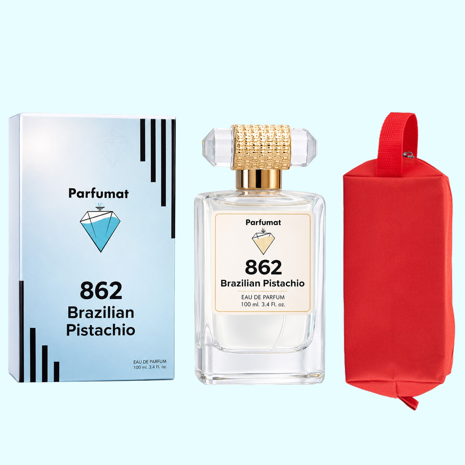 Parfumat 862 Brazilian Pistachio, apă de parfum unisex, tester, 100 ml