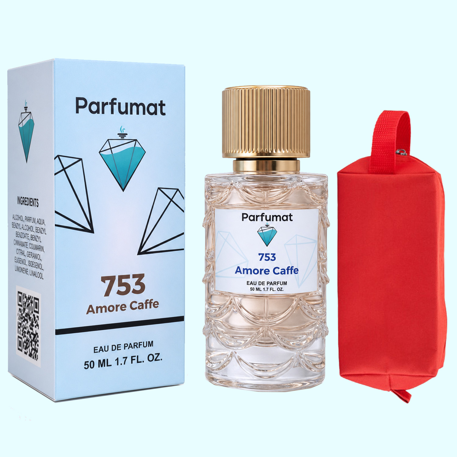 Parfumat 753 Amore Caffe, apă de parfum unisex, 50 ml