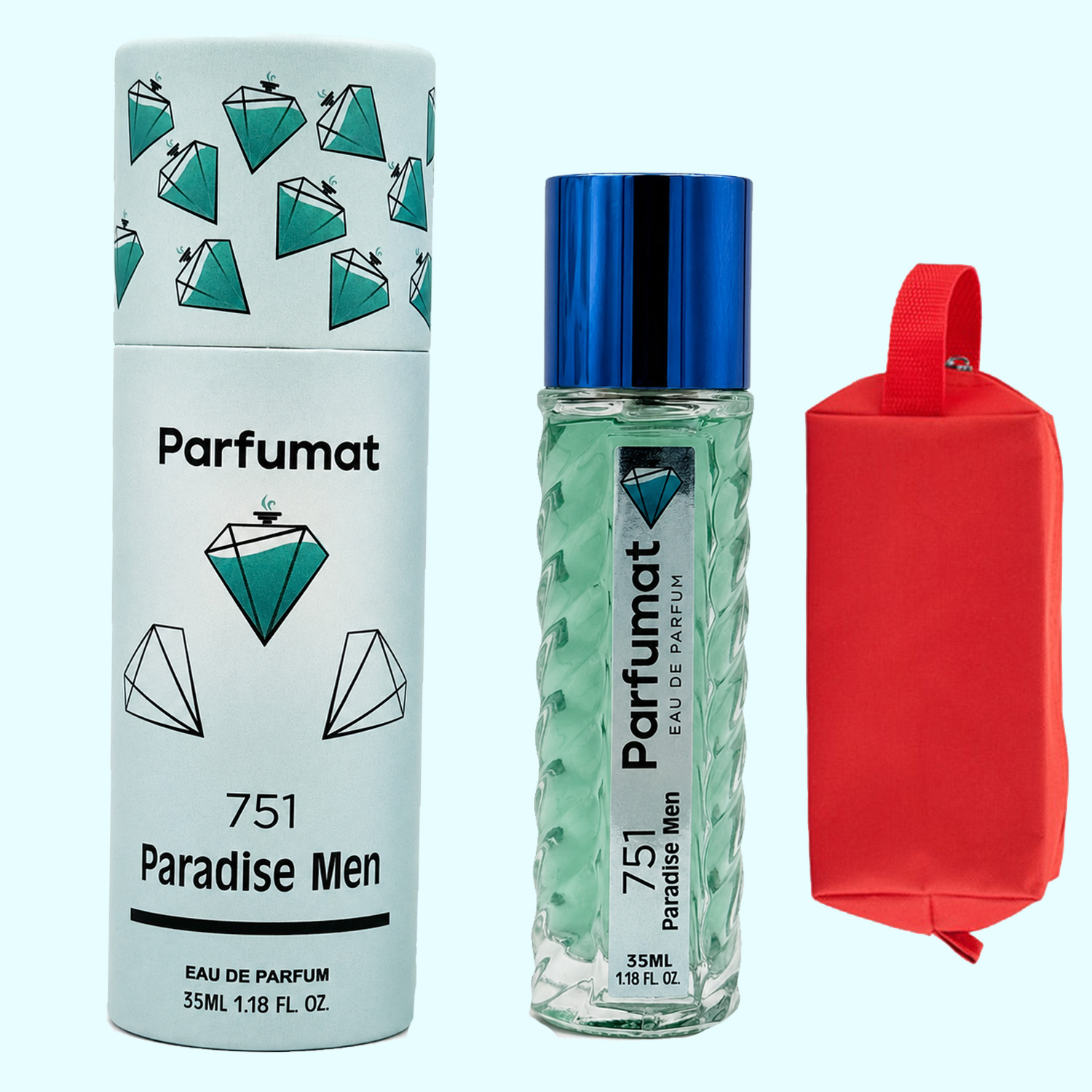 Parfumat 751 Paradise Men, apă de parfum pentru bărbați, 35 ml