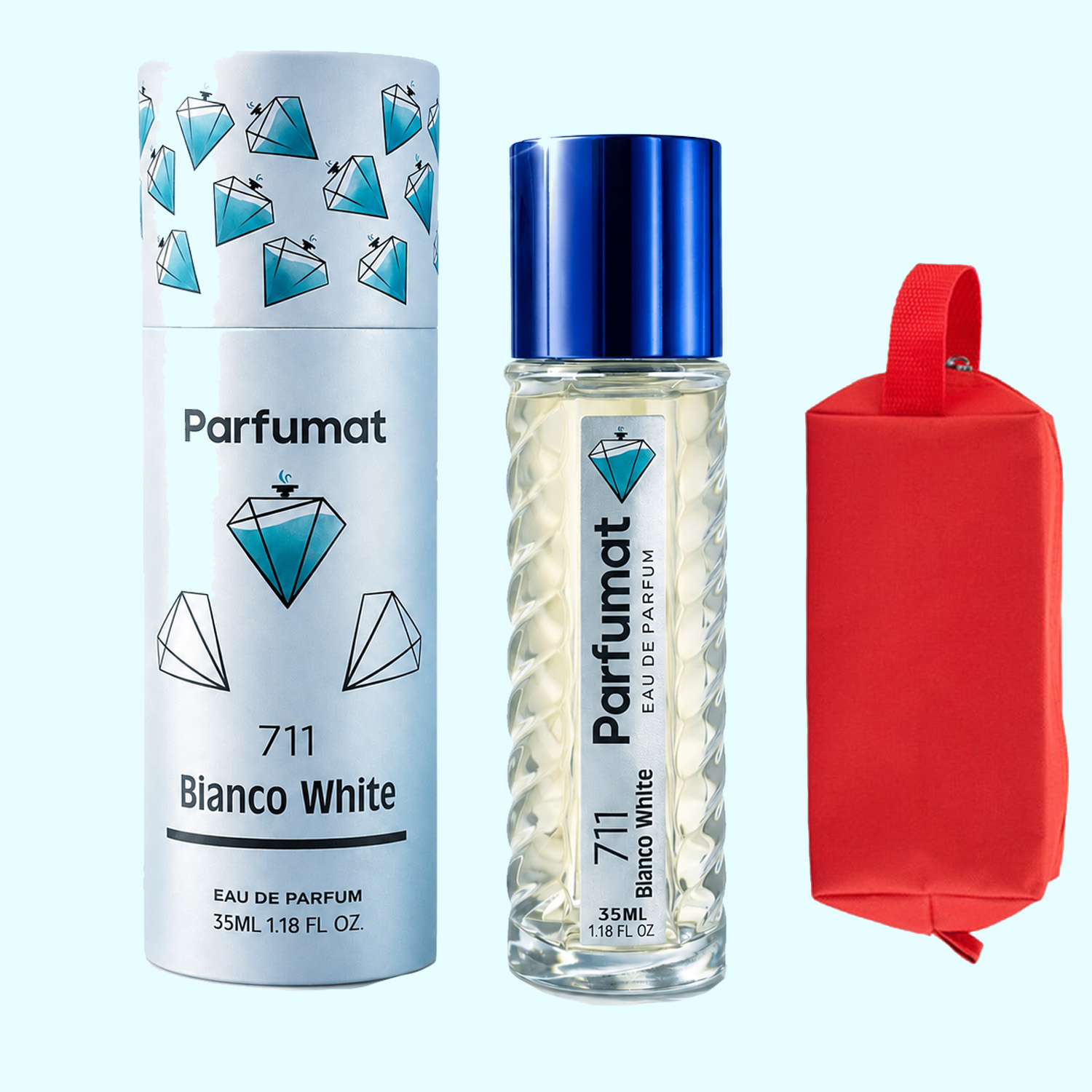 Parfumat 711 Bianco White, apă de parfum unisex, 35 ml