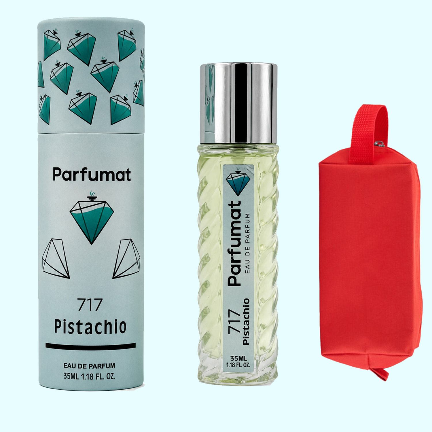 Parfumat 717 Pistachio, apă de parfum unisex, 35 ml