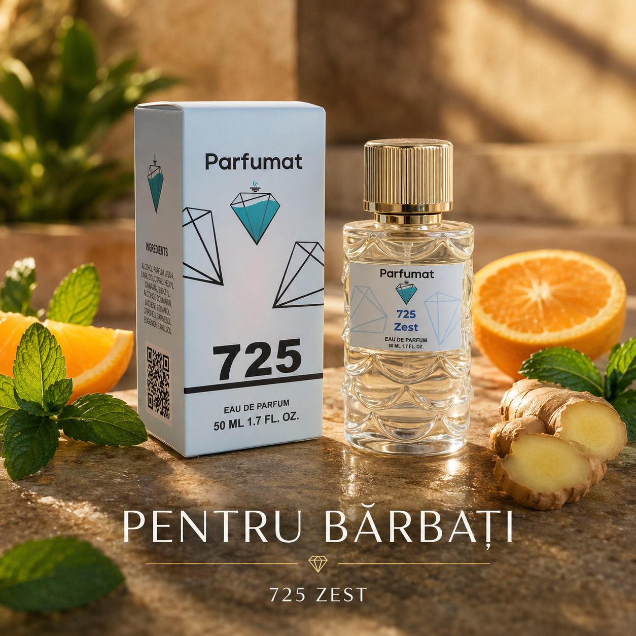 Aroma parfumului bărbătesc Parfumat 725 Zest