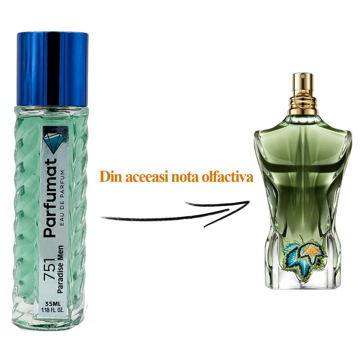 Parfum masculin proaspăt, tropical și lemnos