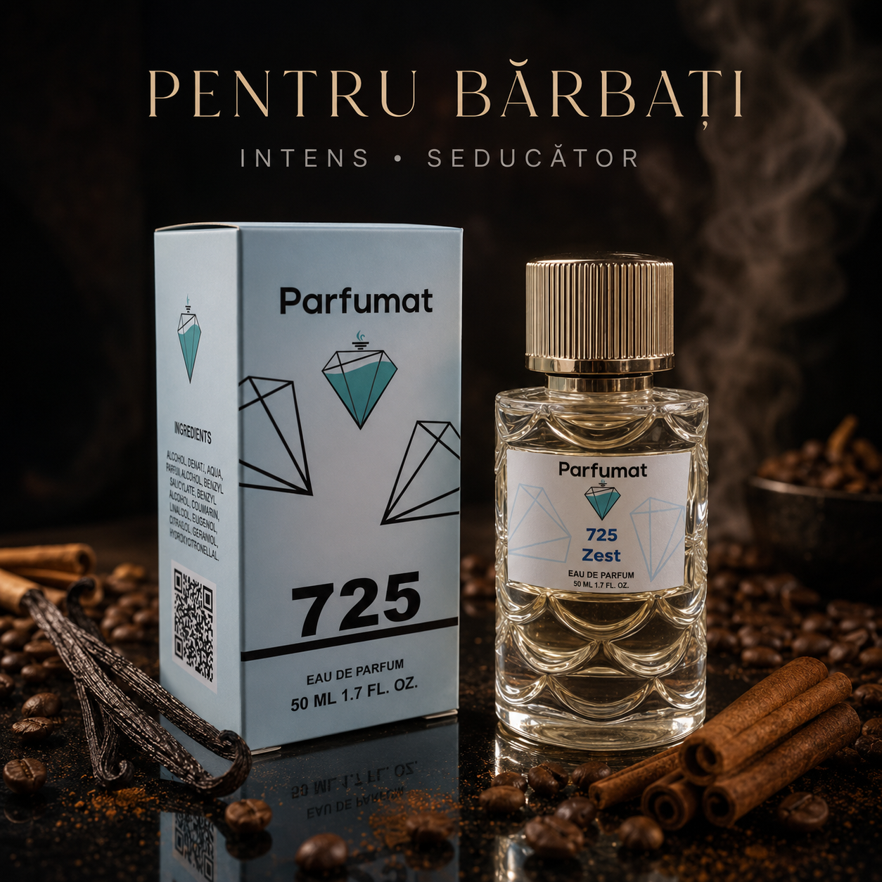 Note de vârf citrice și proaspete - Parfumat 725 Zest