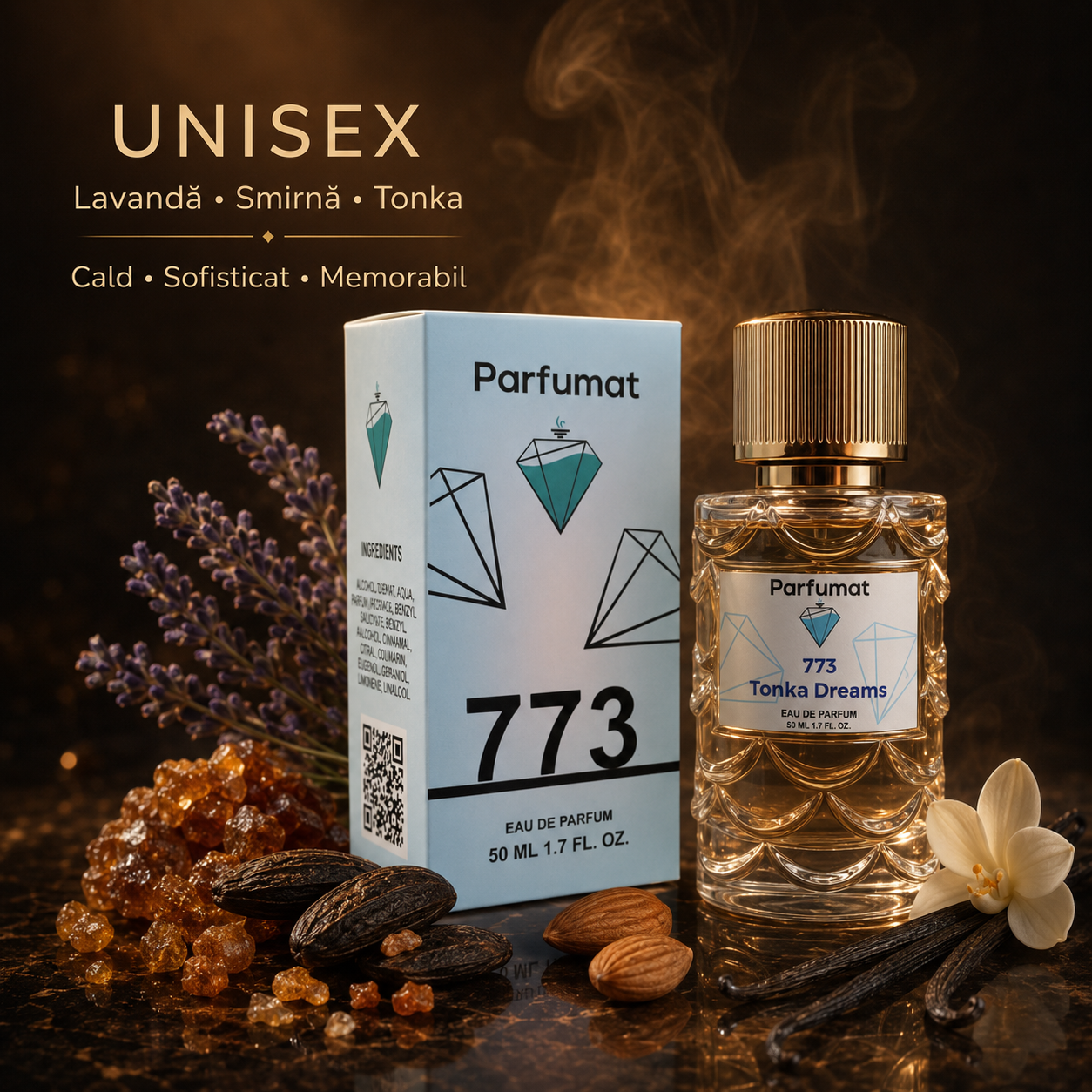 Notă de vârf de lavandă în Parfumat 773 Tonka Dreams