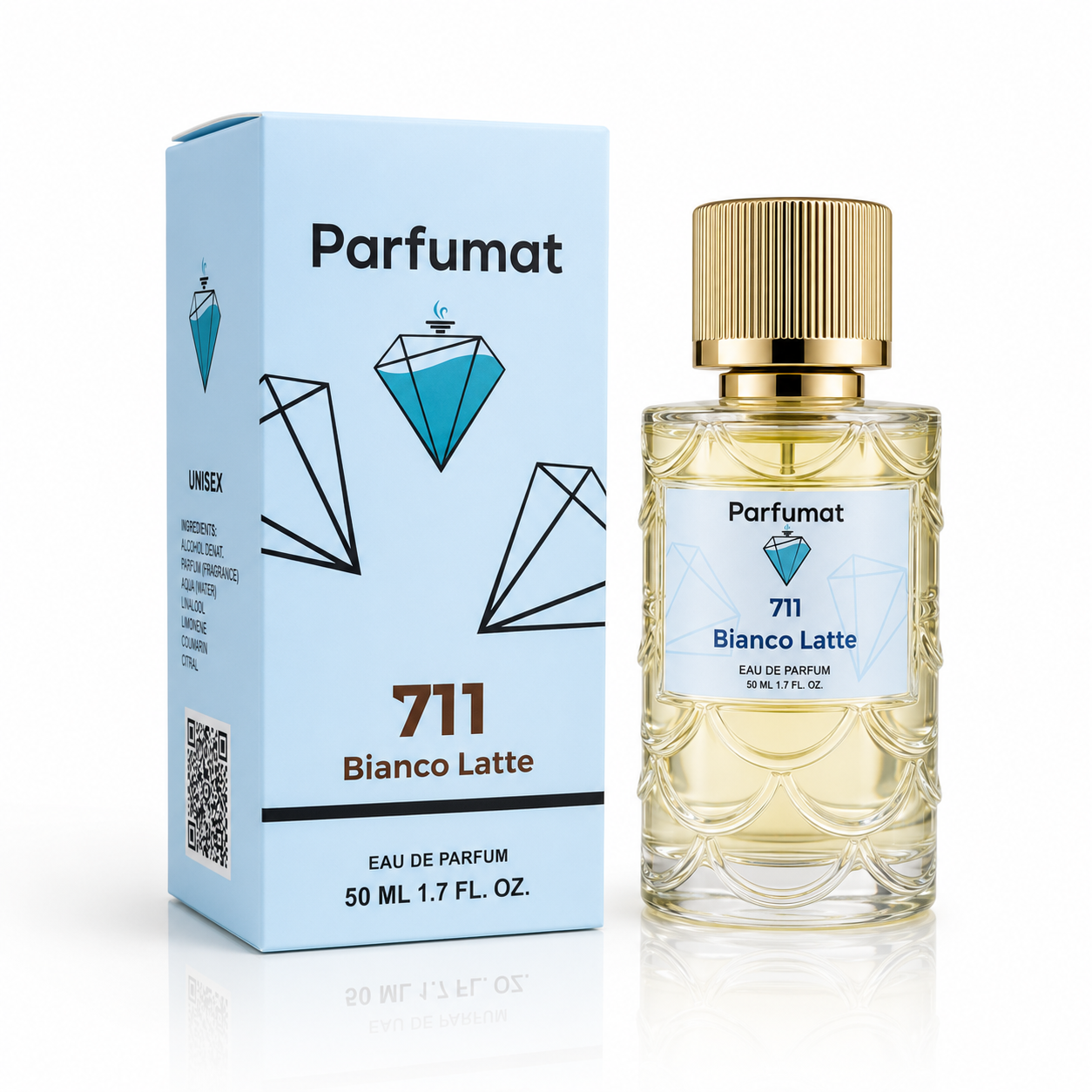 Notă de vârf de caramel în Parfumat 711 Bianco Latte
