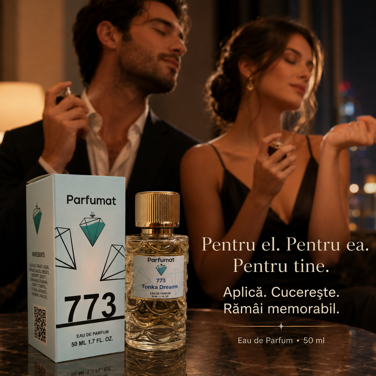 Notă orientală de smirnă în parfumul unisex Tonka Dreams