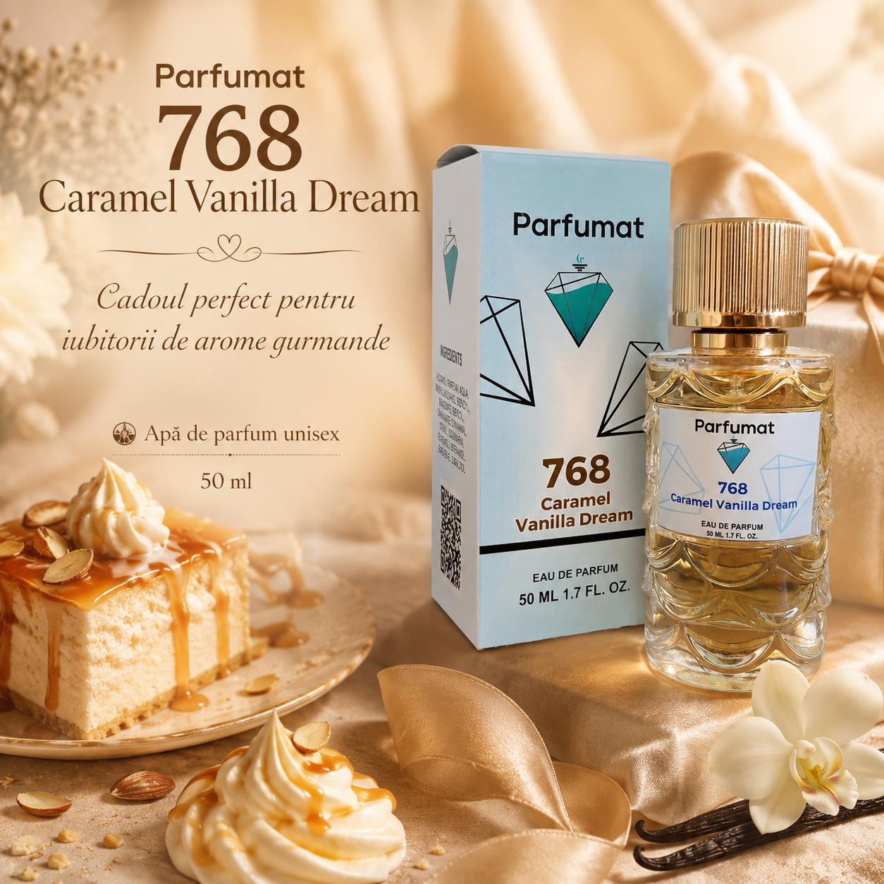 Parfumat 768 Caramel Vanilla Dream pentru seri și ocazii speciale