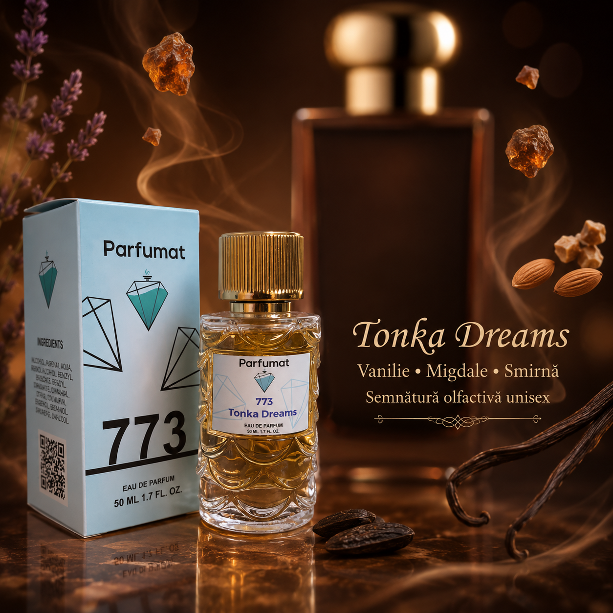 Parfumat 773 Tonka Dreams pentru seri și ocazii speciale