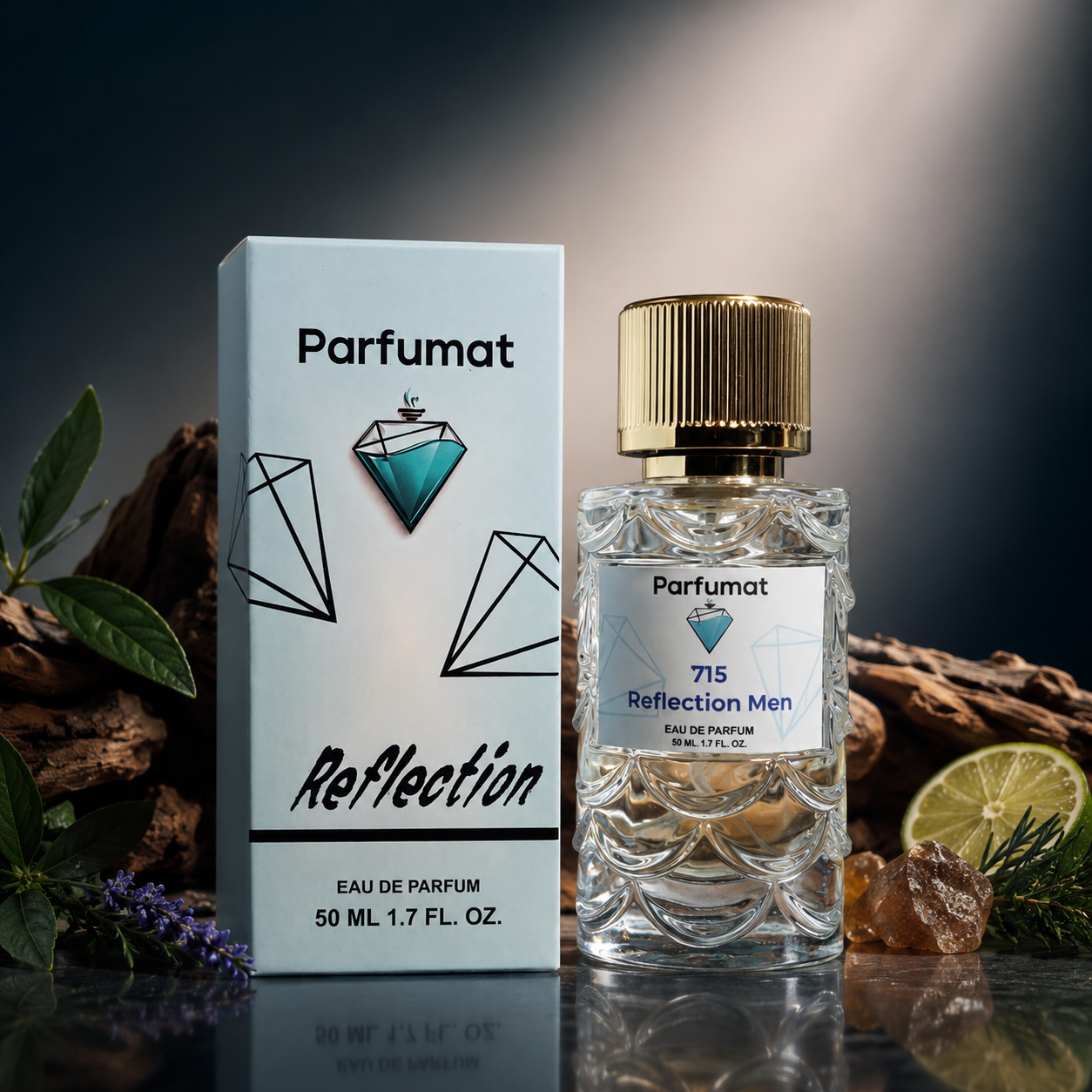 Parfumat Reflection Men nr. 715 pentru birou, întâlniri și evenimente