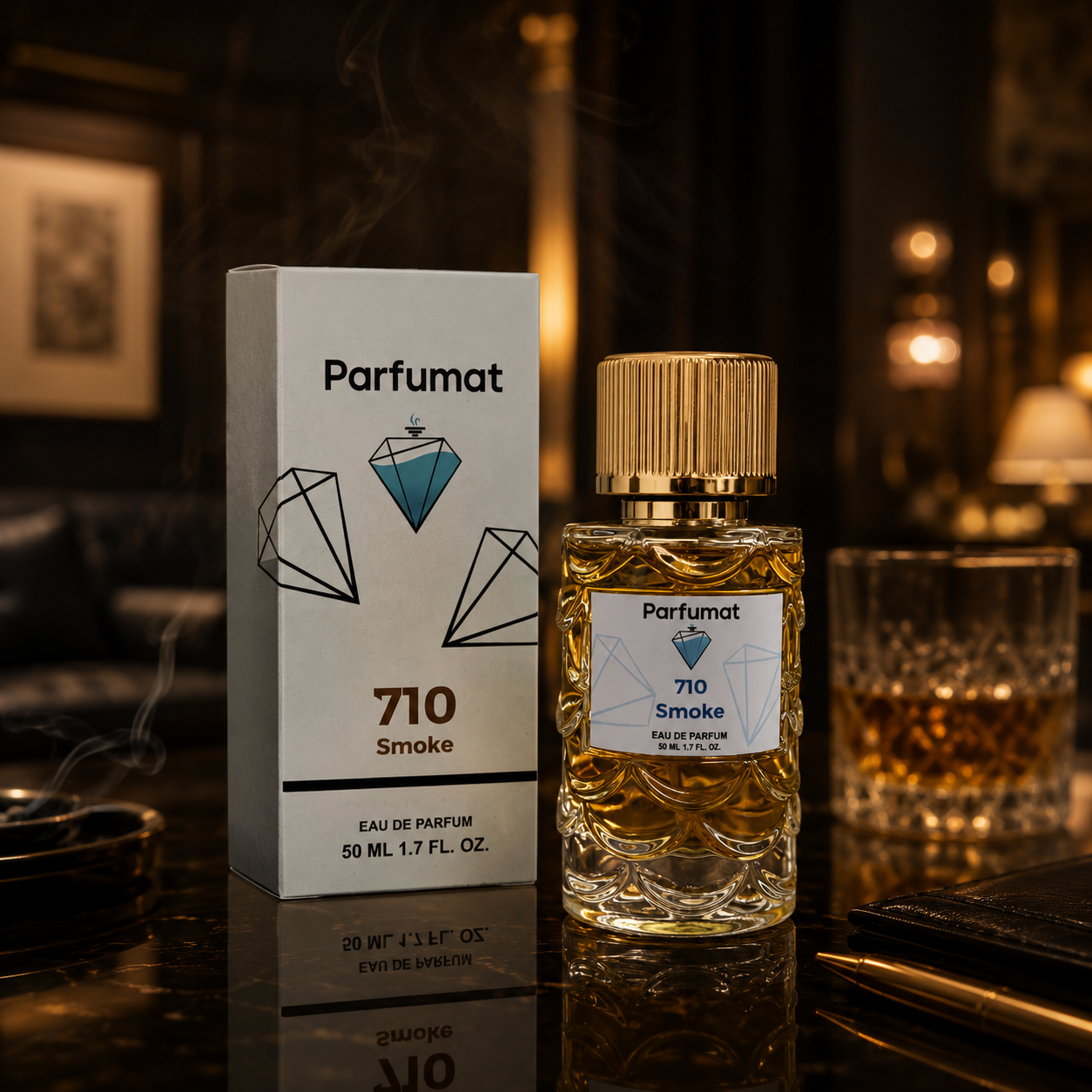 Parfumat 710 Smoke pentru seri, întâlniri și evenimente speciale