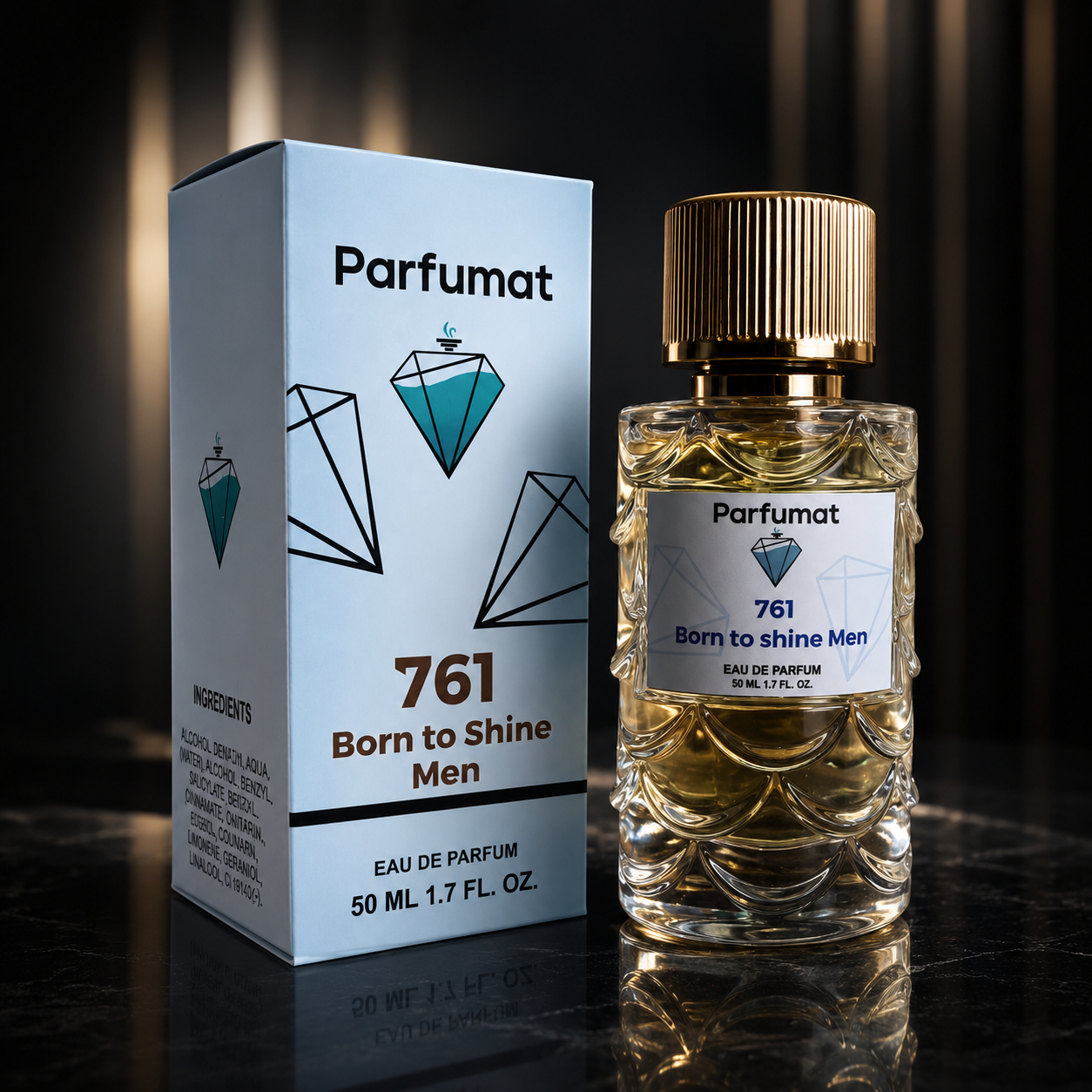 Parfumat 761 Born to Shine Men pentru birou, întâlniri și evenimente