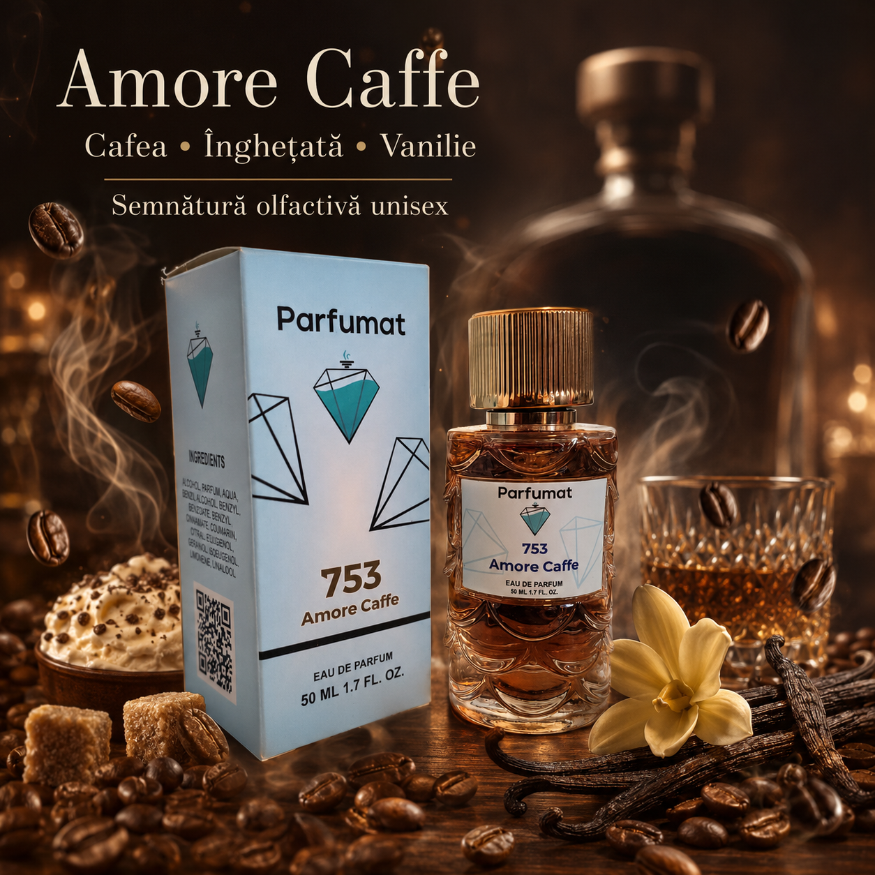 Parfumat 753 Amore Caffe pentru seri și ocazii speciale