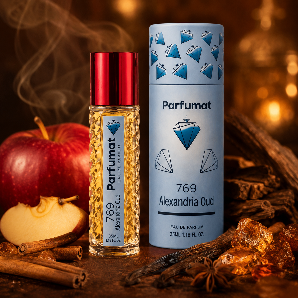 Parfumat 769 Alexandria Oud pentru seri și evenimente speciale