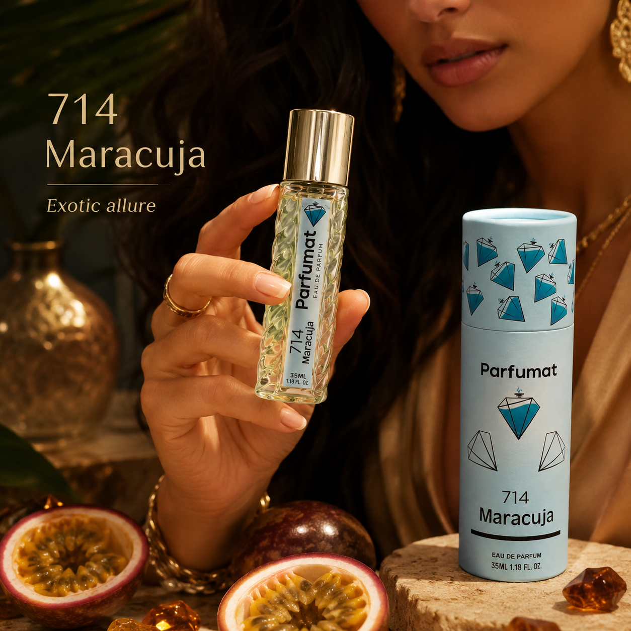 Parfumat 714 Maracuja pentru seri speciale și evenimente elegante