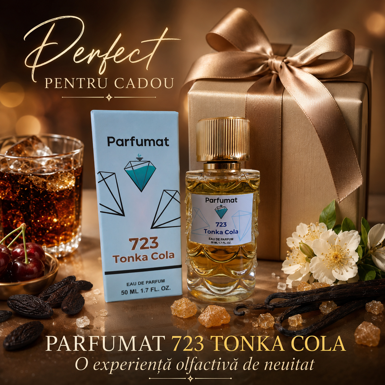 Parfumat 723 Tonka Cola pentru seri și evenimente speciale