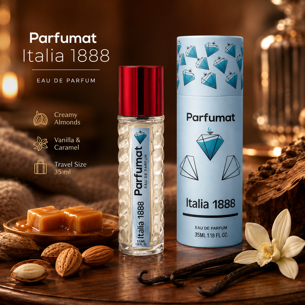 Parfumat Italia 1888 pentru sezonul rece și seri speciale