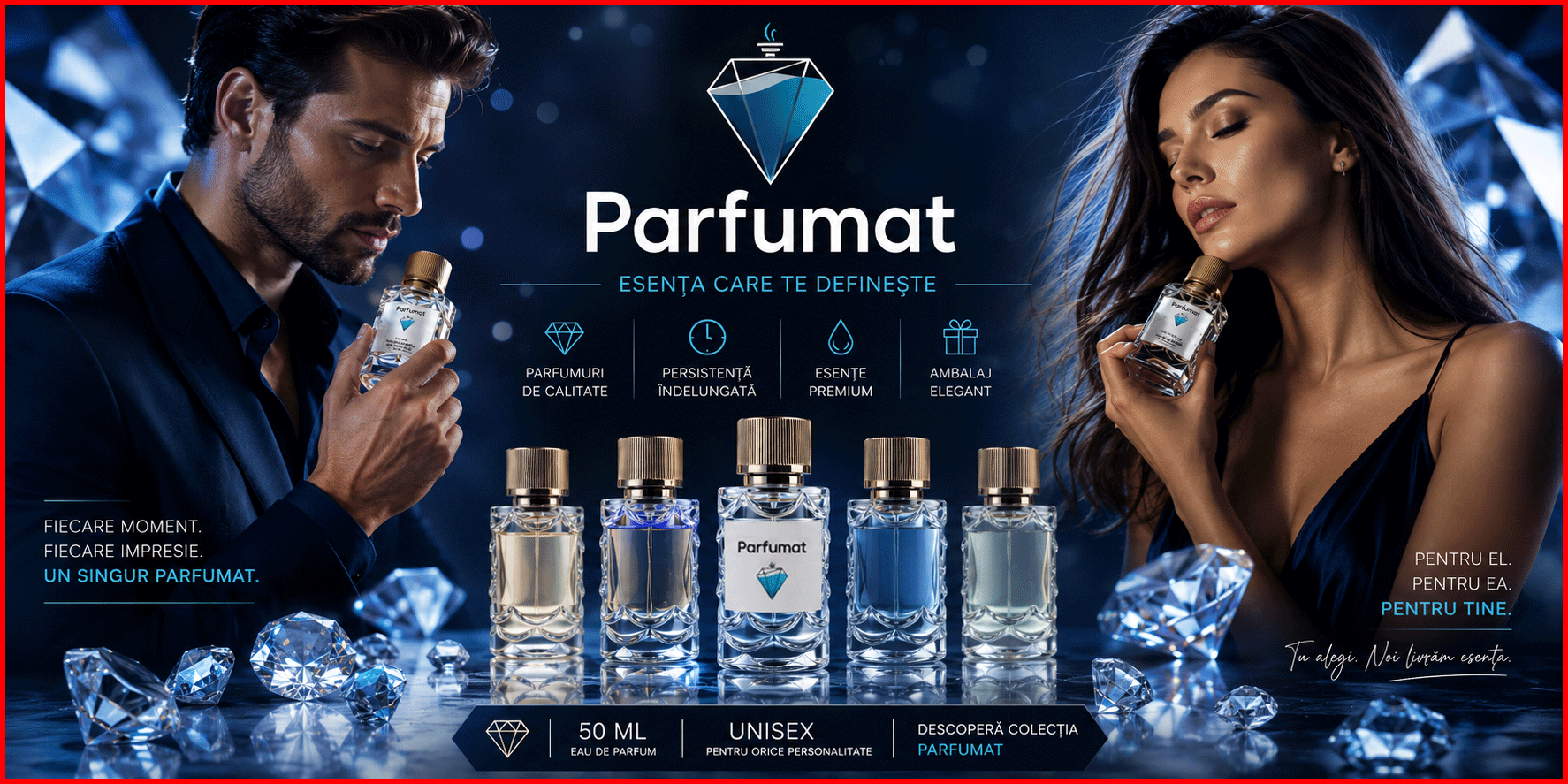Parfumat 859 Violet Sugar, apă de parfum unisex, 50 ml