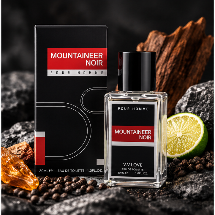 VV Love Mountaineer Noir EDT 30 ml parfum masculin cu note lemnoase si proaspete inspirat de natura