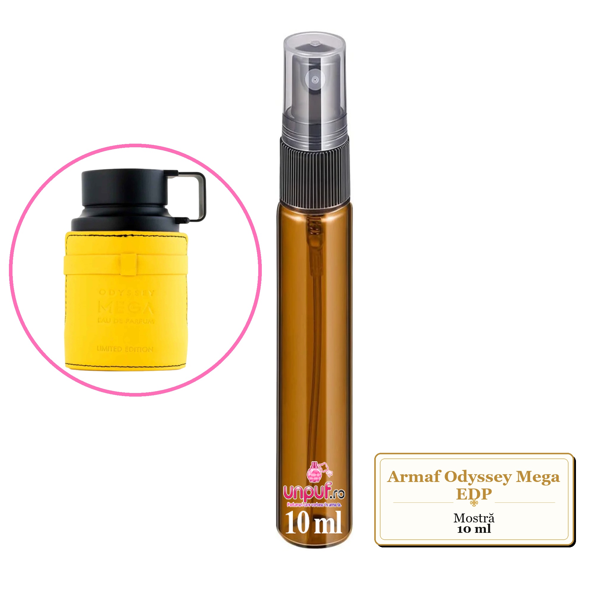 Mostra Fiola Din Parfumul Armaf Odyssey Mega Eau De Parfum , Decant Sticla Cu Pulverizator