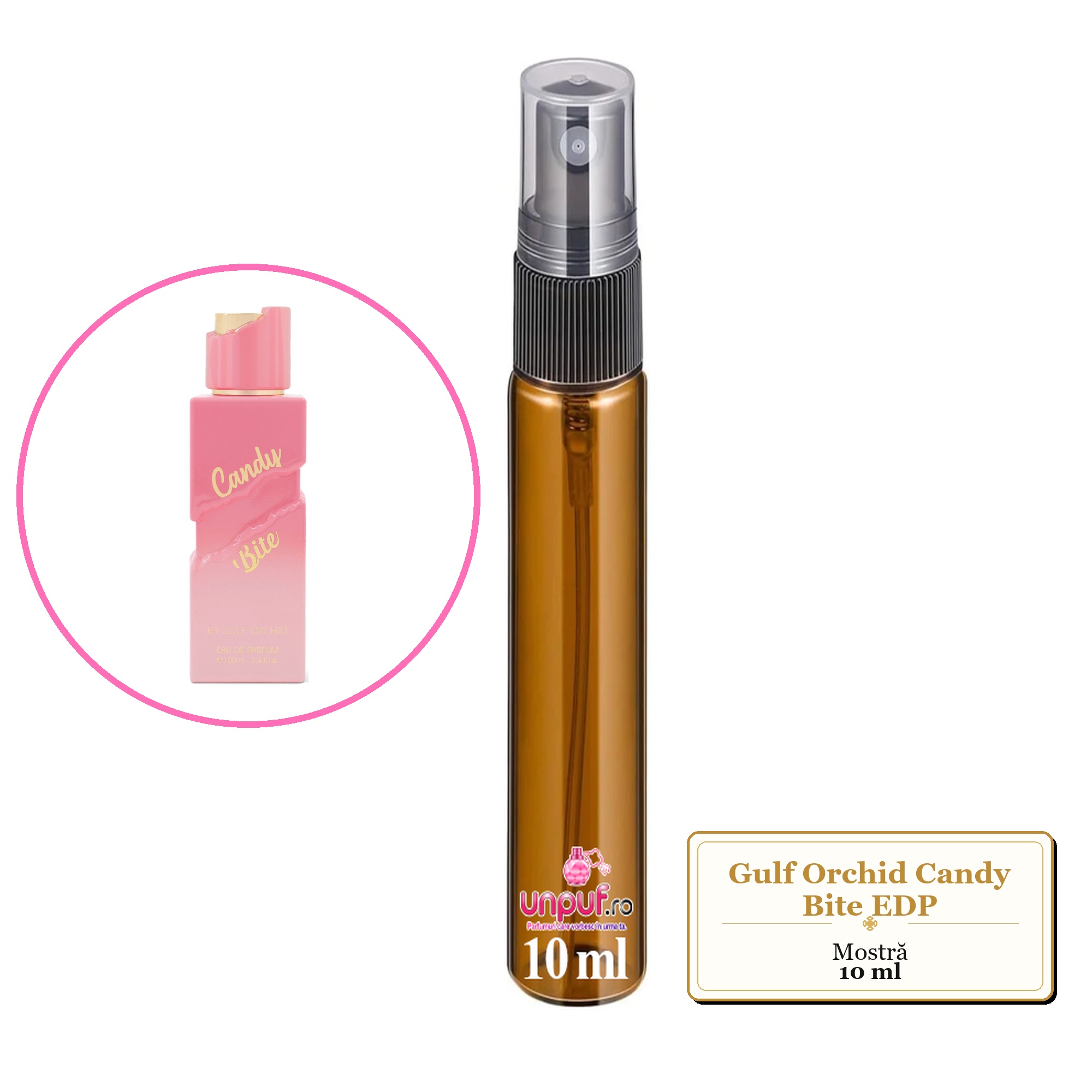 Mostra Fiola Din Parfumul Gulf Orchid Candy Bite Eau De Parfum , Decant Sticla Cu Pulverizator