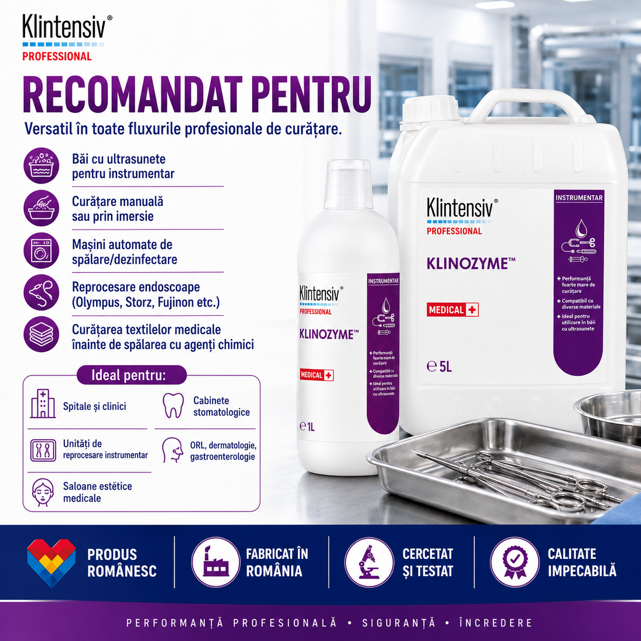 Caracteristici Klinozyme lichid galben pal pH 7 solubil &icirc;n apă