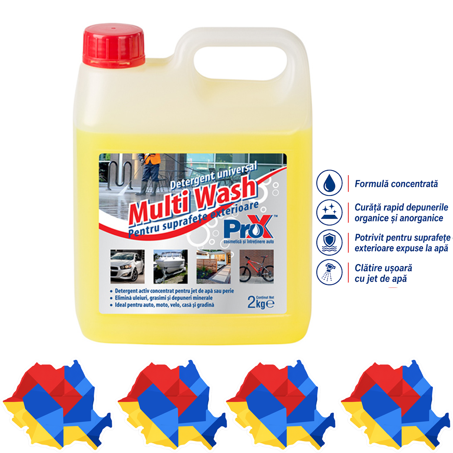 Multi Wash Universal 2 kg detergent concentrat pentru exterior