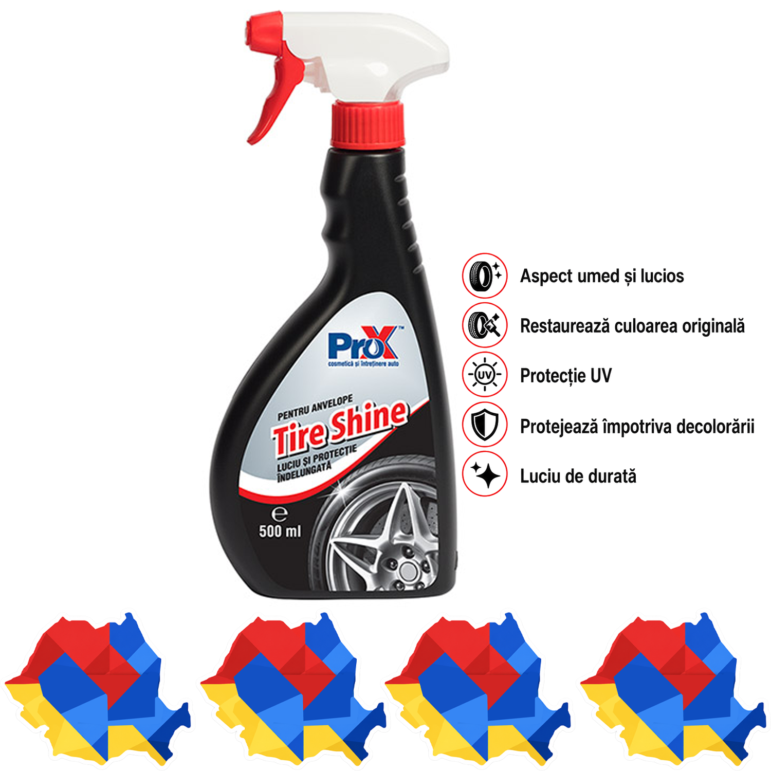 PRO X Tire Shine dressing pentru anvelope auto