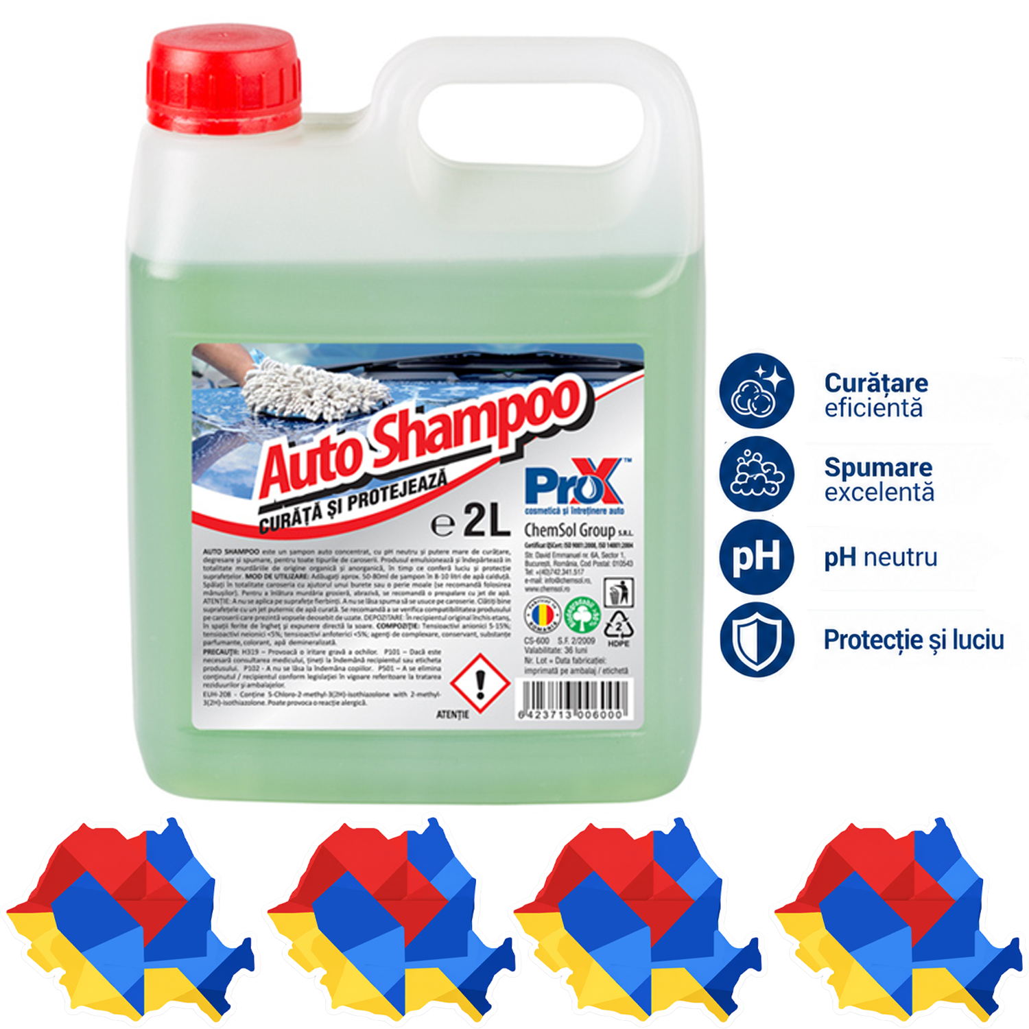 PRO X Auto Shampoo șampon auto pentru caroserie