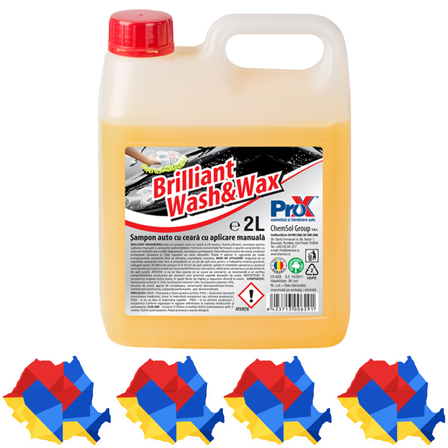 PRO X Brilliant Wash&Wax șampon auto concentrat cu ceară