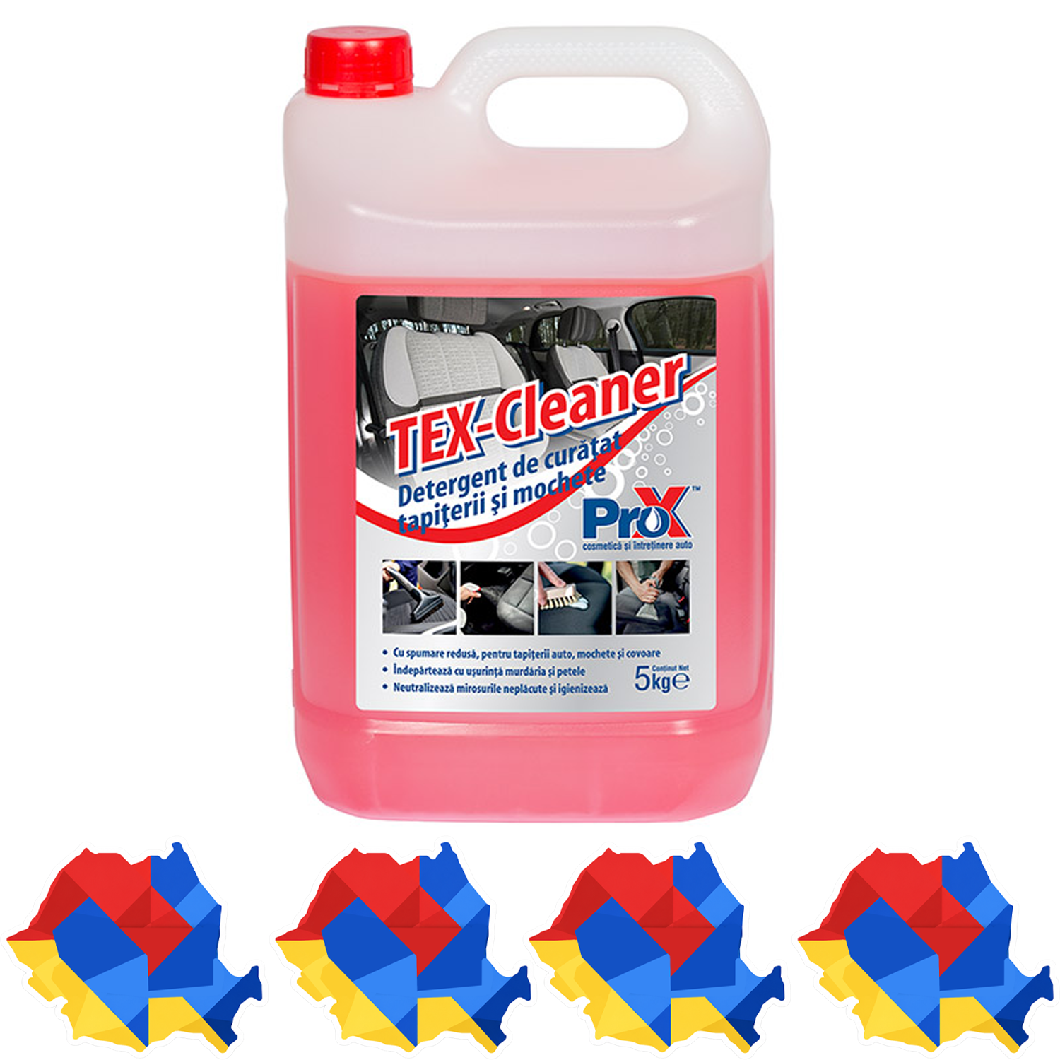PRO X TEX-Cleaner detergent concentrat pentru tapițerii auto