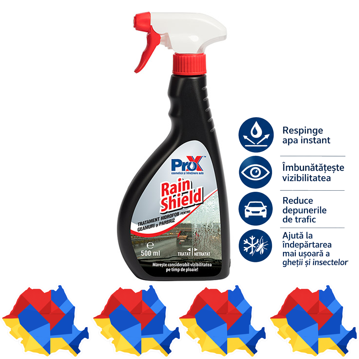 PRO X Rain Shield soluție anti-ploaie pentru parbriz auto