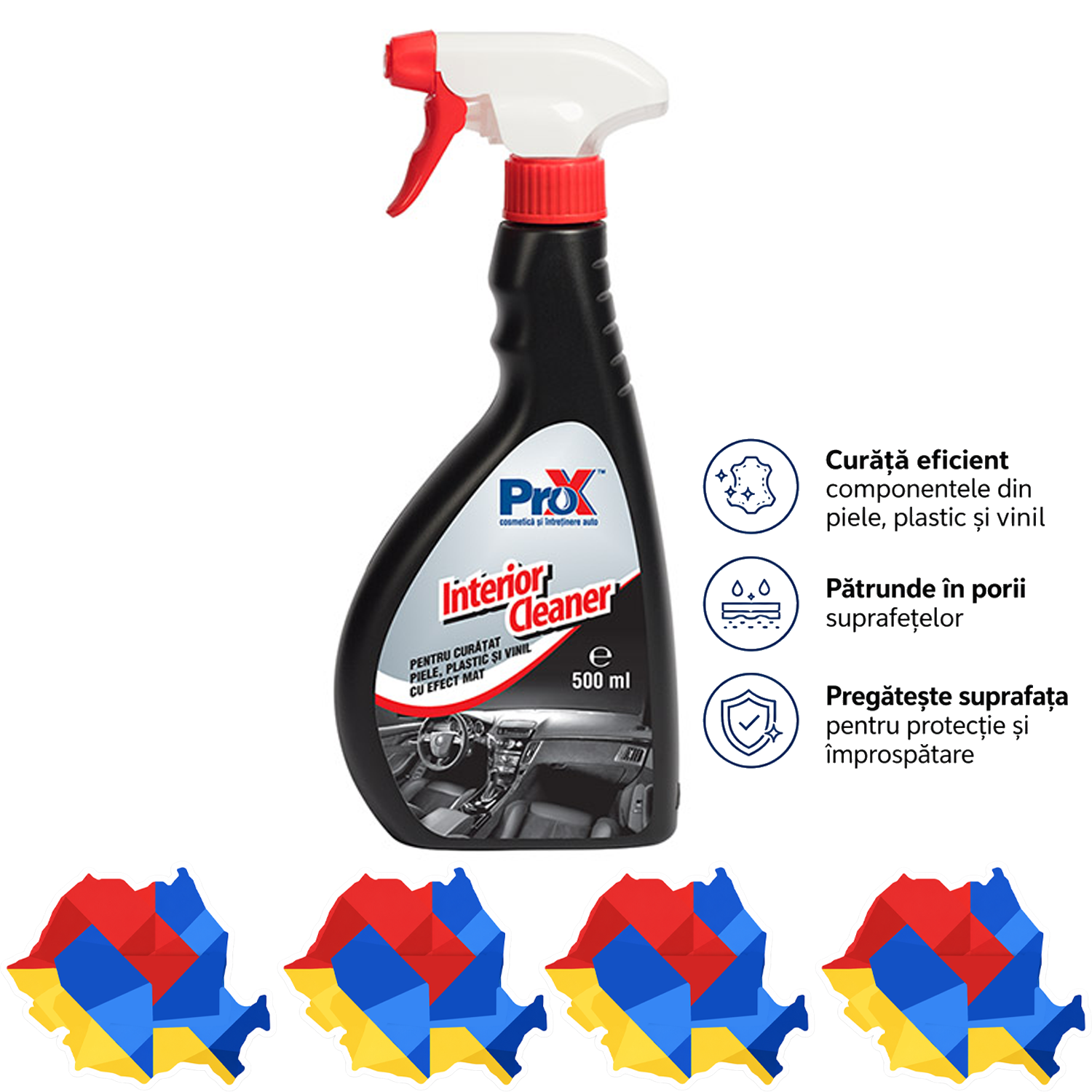 PRO X Interior Cleaner 500 ml pentru curățare interior auto